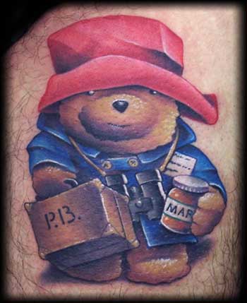 Looking for unique  Tattoos? Paddington Bear